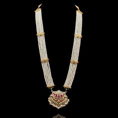 Manvi Set - á La Couture Temple Jewelry Bridal Necklace With Pearl Drop, Diwali Kundan Pearl Necklace In Temple Style, Diwali Temple Jewelry Kundan Pearl Necklace, Kundan Pearl Necklace For Festivals, Temple Style, Kundan Chandbali Necklace With Pearl Drop Temple Jewelry, Temple Style Pearl Chain Necklace, Temple Style Kundan Pearl Necklace For Festive Occasions, Traditional Tilla Chandbali Pearl Necklace, Traditional Chandbali Pearl Necklace With Tilla