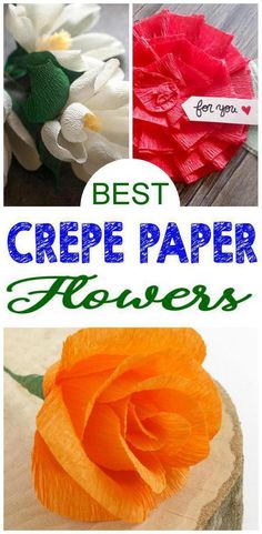 the best crepe paper flowers