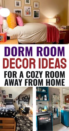 Dorm Room Decor Ideas For a Cozy Room Away From Home Dorm Room Hacks Freshman Year, Boys Dorm Room Ideas, College Dorm Room Organization, College Dorm Organization, Dorm Room Decor Ideas, Boys Dorm Room, Dorm Aesthetic, Small Dorm Room, Dorm Bathroom