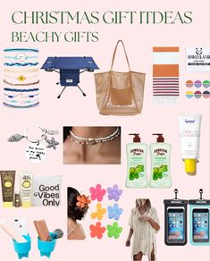 Gift idea for her/ Christmas gift ideas/ gift idea for sister/ gifts for mom. Beach Presents Ideas, Beachy Birthday Gifts, Gifts For Beach Lovers, Beach Themed Gifts, Beach Basket Gift, Beach Basket Gift Ideas, Beach Themed Gift Basket, Beachy Gifts, Blanket Gift Basket