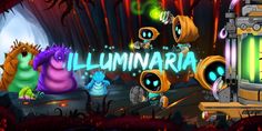 an image of the game luminaria with many different characters in front of it