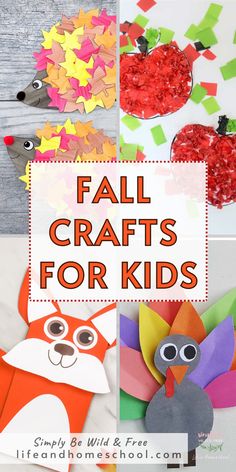 fall crafts for kids to make with paper