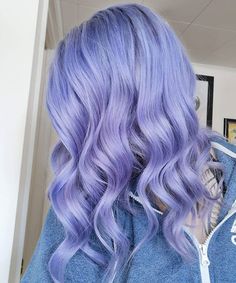 Periwinkle And Pink Hair, Periwinkle And Pink, Periwinkle Hair, Summer Highlights, Color Balayage, Balayage Brunette, Hair Colours, Hair Color Balayage