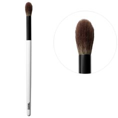 A multi-use brush that is perfect for blending and softening eyeshadow as well as applying highlights and detail powder on the face.Brush Formulation: All formulasCoverage: BuildableHandle Length: 4.33 inchesBristle Type: SyntheticIngredient Callouts: This product is cruelty-free.What Else You Need to Know: This brush has fluffy, soft, flexible hairs that are ideal for blending and softening on the eyes and face. It’s also perfect for applying and blending matte shadows. All Makeup By Mario brus Mario Dedivanovic, Makeup By Mario, Brush Makeup, Shop Makeup, Eye Brushes, Face Brush, Makeup Makeup, Makeup Brush Set, Makeup Brush