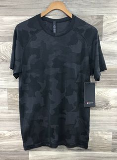 NWT Lululemon Metal Vent Tech SL *Silverescent, Size S,ASGY/OBSI/Black. Condition is "New with tags". Shipped with USPS First Class. Lululemon Black Swiftly Tech, Lululemon Swiftly Tech Short Sleeve Black, Lululemon Short Sleeve Swiftly Tech, Lululemon Functional Short Sleeve T-shirt, Lululemon Swiftly Tech Short Sleeve, Active Wear Tops, Camo, Sweater Dress, Active Wear