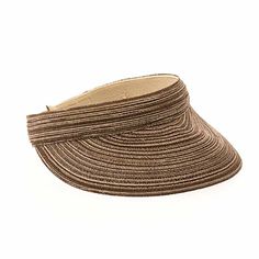 Multitone Polybraid Sun Visor - Boardwalk Style Visor Cap, Timeless Classic Style, Sun Visor, Wearing Clothes, Timeless Classic, Upf 50, Hat Fashion, Sun Protection, Latest Fashion Trends