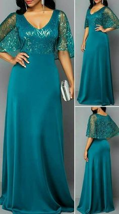 Lace Dress Styles, Embellished Maxi Dress, Cute Dress Outfits, Evening Dresses Plus Size, Column Dress, Mothers Dresses, Latest African Fashion Dresses, African Design Dresses