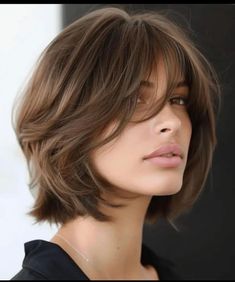 Short Hair Haircuts, Short Hair With Bangs, Summer 24, Short Bob Hairstyles, Hair Transformation, Hair Cut, Bobs Haircuts, Hairstyles With Bangs