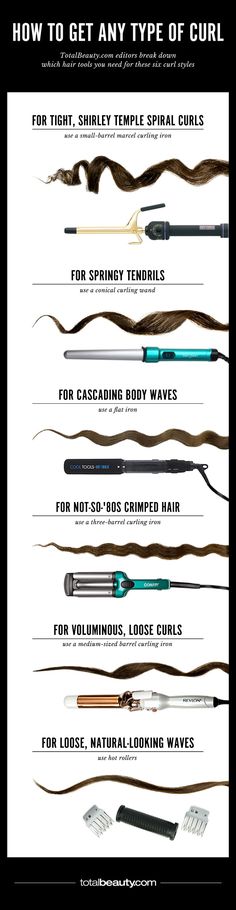 The Curling Tools You Need to Get Every Type of Curl 80s Crimped Hair, Crimped Hair, Types Of Curls, Gorgeous Hair, Hair Tools