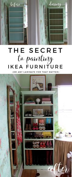 the secret to painting ikea furniture