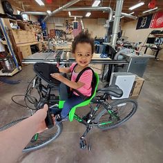 Here's your daily dose of distraction from the world :) We got a front seat for my bike so Tyler Kay can ride along with us. She LOVES it. I've never seen a seat like this before. It works great. Thumbs up from us. Ride Along, She Loves, Thumbs Up, Stationary Bike, Gym Equipment, Love Her, It Works