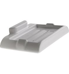 a white plastic tray with three compartments