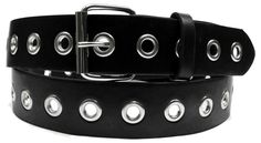 Brand NewUnisex StyleMetal Grommet Holes on the Entire Length of BeltBonded Genuine LeatherRemovable Snap-On Metal Belt Buckle IncludedBelt Width: About 1-1/2 inches, 4.0 cm Hole to Hole Gap: 1-1/4 inches, 3.0 cm Belt Size Buckle to First Hole Total Length Medium 40 inches (101cm) 41 inches (104 cm) Large 43-1/2 inches (110cm) 45 inches (115cm) Extra Large 47 inches (120cm) 49 inches (123cm) Note: Due to the difference between different monitors, the picture may not reflect the actual color of t Belt With Holes, Digital Closet, Metal Belt, Belt Size, Black Belt, Belt Buckle, Unisex Fashion, Character Inspiration, Belt Buckles