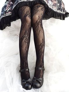 This price is for a pair of tights only. Cheap Socks, White Fishnets, Lace Tights, Fishnet Tights, Patterned Tights, Higher Design, Reasons To Smile, Black Heels, Black Floral