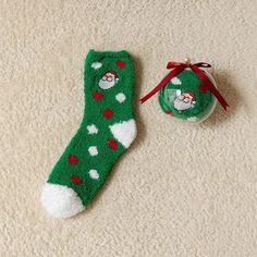 ~Adult Fuzzy Sock Holiday Ornament ~Green With Red & White Polka Dot Fuzzy Socks ~Embroidered Santa Claus ~Includes 1 Pair Of Socks In Clear Ornament With Bow ~100% Polyester ~Machine Wash & Dry ~Also Available In Red Polka Dot With Christmas Tree ~Thank You For Viewing This Item! ~Please Shop All My Closet Items! ~Follow Me For Future Finds Fuzzy Sock Ornament, Sleep Socks, Christmas Stocking Gifts, Fleece Socks, Holiday Socks, Fluffy Socks, Socks Gift, Stocking Gifts, Fuzzy Socks