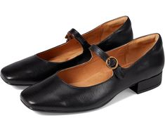 Women's Sofft Elsey 1930s Shoes, Black Leather Dress Shoes, Mary Jane Shoes Flat, Sofft Shoes, Shoes Stand, Black Dress Shoes, Leather Dress Shoes, Black Shoes Women, Barefoot Shoes