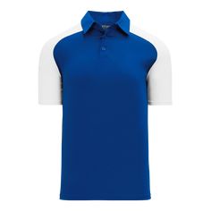 Colors: Royal Blue/White Fabrics: Actiflex Features: 3 Button Polo Moisture Wicking Sizing: A1815-206 Blue Polo Collar Top With Buttons, Blue Collared Polo Shirt With Button Closure, Fitted Blue Button-up Polo Shirt, Classic Blue Button-up Polo Shirt, Classic Blue Polo Shirt With Buttons, Fitted White Button-up Polo Shirt, Fitted White Polo Shirt With Button Closure, White Fitted Polo Shirt With Button Closure, Blue Cotton Button-up Polo Shirt