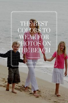 the best colors to wear for photos on the beach