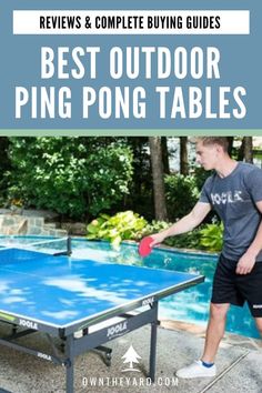 the best outdoor ping pong tables reviewed and complete buying guide for beginner players