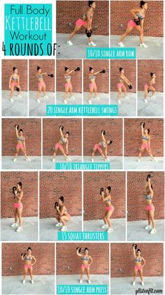 the full body kettle workout is great for beginners to do in less than one minute