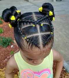 Kiddie Hairstyles, Baby Hairstyle, Band Hairstyles, Black Baby Girl Hairstyles, Baby Girl Hairstyles Curly, Daughter Hairstyles, Rubber Band Hairstyles, Cute Toddler Hairstyles, Easy Little Girl Hairstyles