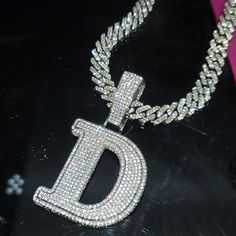 Iced Out Big Two Tone Cutom Name Necklace,Initial"A-Z" Letters Pendant with Cuban Chain,Hip Hop Personalized Jewelry,Gifts for Men Women PENDANT comes with Cuban Chain 🏅it is a trendy baguette letter cubic zircon  font letter pendants.made of brass and cubic zircon  stones, White color stones 🏅Each Piece Comes With Chain 🏅Each Piece Packed with Gift Box 🏅100% Made to Order Handmade item Materials: AAAA Cubic Zirconia Stones, Brass Can be personalized Length of Chain: 16"/18"/20"/24" 🏅Birthd Big Chain Necklace, Iced Out, Iced Out Jewelry, Aniversary Gifts, Bridemaids Gifts, Women Pendant, Necklace Initial, Color Stones, Personalized Gifts For Her