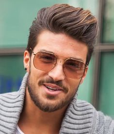 Preppy Sweep Over Mens Quiff, Combover Hairstyles, Short Comb Over, Pompadour Haircut, Comb Over Haircut, Popular Mens Hairstyles, Pompadour Hairstyle