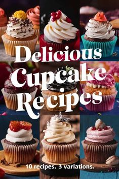 delicious cupcakes and other desserts are featured in this cookbook, which is also available for purchase