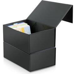 a black box that has some money in it