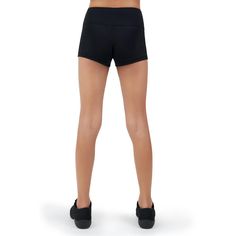 Revitalize your activewear with the Gusset Short. Made of a nylon and spandex blend that is soft and resilient, these shorts will quickly become your go-to for every class or workout. The wide waistband offers ultimate support and comfort during the toughest of dance routines. Perfect for studio, gym, and everyday wear. Available in both adult and child sizes. Studio Gym, Girls Dancewear, Dance Belt, Dance Shorts, Dance Routines, Dance Life, Designer Shorts, Black Kids, Wide Waistband