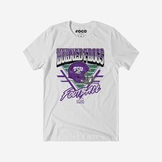 TCU Horned Frogs Triangle Vintage T-Shirt FOCO S - FOCO.com College Game Days, Tcu Horned Frogs, Horned Frogs, Logo Display, School Style, Team T Shirts, Team Shirts, The Outfit, Prove It