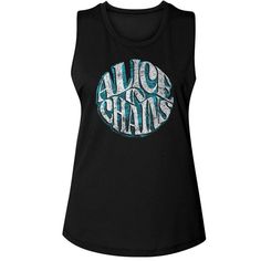 29.99 USD Alice in Chains Vintage Logo Women’s Muscle Tank Top by American Classics Alice in Chains has risen to international fame as part of the grunge movement of the early 1990s, along with other Seattle bands such as Nirvana, Pearl Jam, and Soundgarden. Although AIC has been labeled grunge by the mainstream media, the band as primarily heavy metal with some blues, rock and roll, maybe a touch of punk. The metal part will never leave, and I never want it to. Over the course of their… Circle Text, Womens Muscle Tank, Muscle Tank Top, Women's Muscle, Alice In Chains, Muscle Tank Tops, Top T Shirt, Vintage Band, Alternative Rock