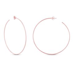 Styled in 14K rose gold, these open hoop earrings for her are a stand-out accessory. The earrings are approximately 60mm in diameter and secure with friction backs. Jewelry Advice, Open Hoop Earrings, Kay Jewelers, Large Hoop Earrings, Accessories Jewelry Earrings, Earring Backs, Cultured Pearls, Designer Earrings, Fashion Earrings