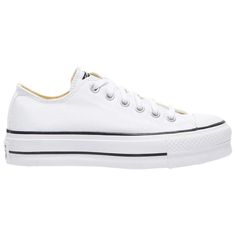 Platform Converse Low Top, Converse All Star Platform, All Star Platform, Star Silhouette, Converse Low Tops, Platform Converse, Casual Sneakers Women, Metal Lace, Converse Sneakers