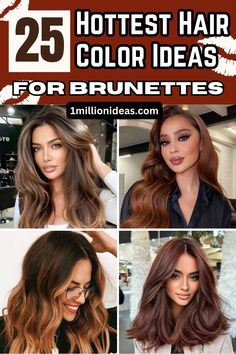 25 Hottest Hair Color Ideas For Brunettes Hair For Olive Skin Tone Brown Eyes, Hair Color Ideas For South Asian, Hair Colors That Go With Brown Eyes, Olive Skin Tone Hair Color Balayage, Hair Colour Ideas For Olive Skin, Hair Color To Bring Out Brown Eyes, Best Hair Color For Latinas Brown Eyes, Hair Color Change For Brunettes, Two Tone Brunette Hair