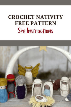 crochet nativity free pattern see instructions