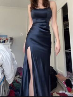 Simple Black Prom Dress, Black Prom Dress, Prom Dress Inspiration, Black Formal, Cute Prom Dresses, Senior Prom, Black Prom