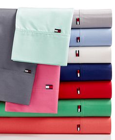 Tommy Hilfiger Solid Core Sheet Sets - Sheets - Bed & Bath - Macy's Polo Shirt Outfits, Mens Polo T Shirts, Formal Men Outfit, Solid Core, Bed Linens Luxury, Twin Sheets, Twin Sheet Sets, Bath Sheets, Tommy Hilfiger Man