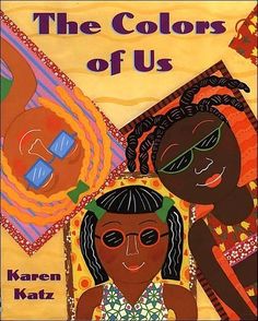 the colors of us book with two girls wearing sunglasses and one girl in a bathing suit