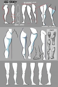 an image of the legs and feet of a person in various poses, with different angles