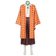 Anime Kamado Tanjirou Kimono Party Carnival Halloween Cosplay Costume · Material: Uniform Cloth · Including: As Pics Shown · Size chart: Size Chart Kimono Size Shirt Size Dress Size Size Length Bust Shoulder Sleeve Shoulder Sleeve Bust Length Dress Length Waist S 116 100 49 59 42 58 102 64 86 76 M 118 104 50 60 43 59 1 Kamado Tanjirou, Carnival Halloween, Halloween Carnival, Halloween Sale, Halloween Cosplay, Kimonos, Cosplay Costume, Cosplay Anime, Fancy Dress