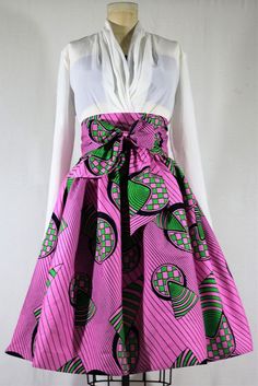 Style: K039B Pleated Ankara Skirt With Band Wedding Dress Cocktail, Skirt African Print, Summer Wear For Women, African Couple, Cocktail Summer, Dashiki Dress, Unique Skirts, African Print Skirt, African Fashion Skirts