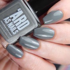 Zena from 'Ard As Nails’ The Creme Collection is a medium toned grey coloured creme polish. Images may vary from device to device. All our polishes are 10-FREE, which means it does not contain the following: DPB, Formaldehyde, Formaldehyde Resin, Toluene, Camphor, Xylene, Ethyl Tosylamide, Triphenyl Phosphate, Parabens, Fragrances, Animal Products. Application: As with any nail polish we would always advise using a base coat to protect nails from any staining that could occur from highly pigment Best Shakes, Animal Products, Indie Nail Polish, Nail Art Supplies, Nail Art Tools, Nail Decorations, Base Coat, Nail Lacquer, Nail Stickers