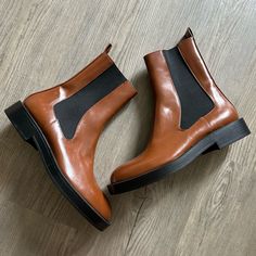 Nwot Zara Chelsea Boots Cognac Tan Lug Sole Eu 39 Us 8 New Without Tags Condition With No Wear To The Soles Or Boots, Excellent Condition! Cognac Tan Brown Color Pull On Style Lug Sole Chelsea Boots Zara Brand Eu Size 39 Which Equates To A Us Size 8 Brown Closed Toe Chelsea Boots For Winter, Brown Chelsea Boots With Round Toe For Fall, Brown Round Toe Chelsea Boots For Fall, Brown Chelsea Boots With Flat Heel For Fall, Brown Flat Heel Chelsea Boots For Fall, Brown Flat-heel Chelsea Boots For Fall, Casual Brown Closed Toe Chelsea Boots, Brown Casual Chelsea Boots With Flat Heel, Casual Brown Chelsea Boots With Flat Heel