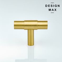 Sleek T knob with a matte brass finish Bathroom Cabinet Hardware, Modern Cabinet Knobs, Modern Cabinet Hardware, Transitional Spaces, Classic Cabinet, Silver Cabinets, Cabinetry Hardware, Cabinets Bathroom, Brass Cabinet Pulls