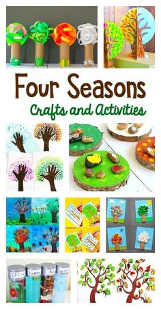 four seasons crafts and activities for kids