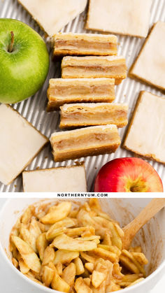 Apple Pie Bars Apple Pie Bars, Sweet Glaze, Vanilla Glaze, Pie Bars, Autumn Salad, Apple Filling, Cranberry Recipes, Flaky Crust