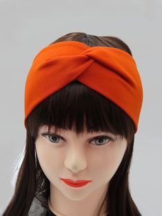 Orange Headbands/Stretchy Headband burnt Orange/Womens | Etsy Stretchy Headbands, Twist Headband, Burnt Orange, Twist, Orange