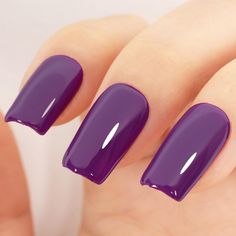 PRICES MAY VARY. 💅Dark Purple Gel Nail Polish: new style gel nail polish,easy to diy nail art.Dark grape purple gel polish is an ESSENTIAL for everyone! 💖Environmental & Healthy: 13 Toxin Free Ingredient makes it healthy and low odor. No harsh ingredients or adhesives that lead to damaged nails. 🤳Easy Application and Good Tenacity. With proper application, last at least 21 Days. 🎨Speed Curing with LED Nail Lamp: The gel nail polish kit need to be cured under LED light. Base and Top coat requ Purple Gel Polish, Purple Gel Nails, Dark Purple Nails, Polish Nails, Damaged Nails, Nail Care Routine, Finger Nails, Nail Polish Kits, Nail Lamp