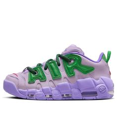 Nike x AMBUSH Air More Uptempo Low 'Lilac' FB1299-500 90s Basketball Shoes, Nike Air Zoom Spiridon, Lilac Shoes, Nike Air Rift, Nike Air More Uptempo, Nike Air More, Scottie Pippen, Luxury Jewelry Brands, Lilac Color